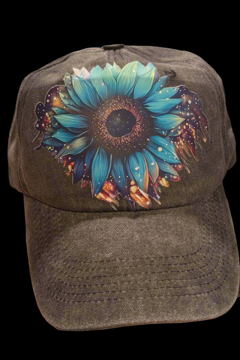Rustic Sunflower Baseball Cap