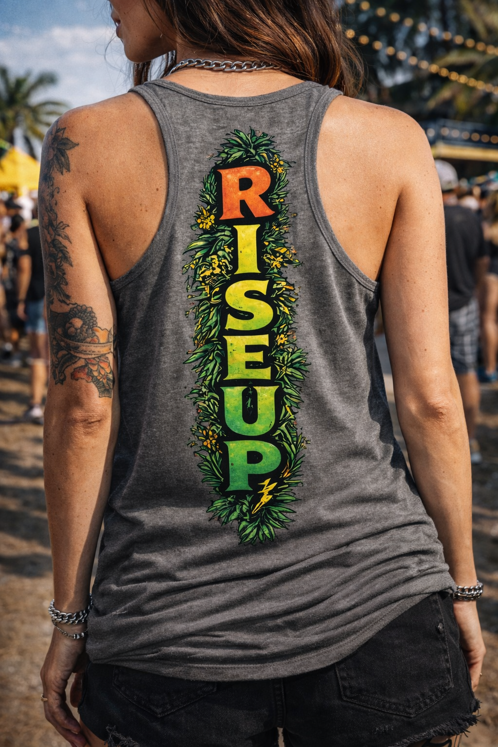 Rise Up Reggae Tank Top | CritNPrint
