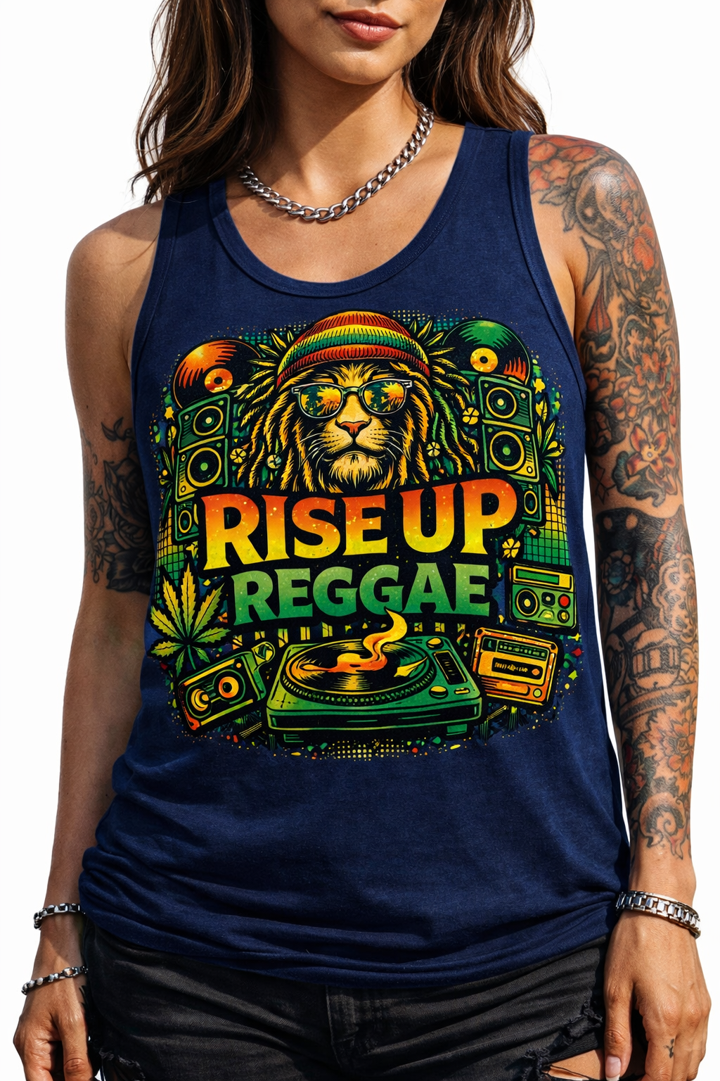 Rise Up Reggae Tank Top | CritNPrint