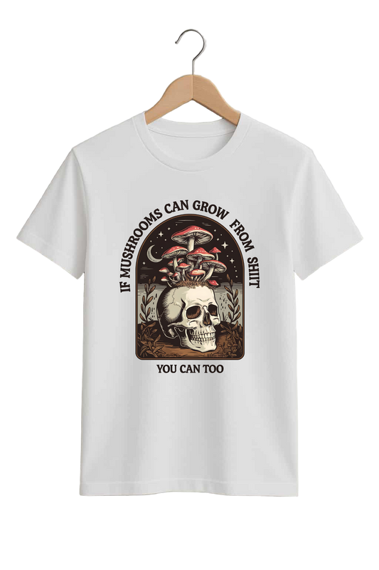 Motivational Mushroom Skull